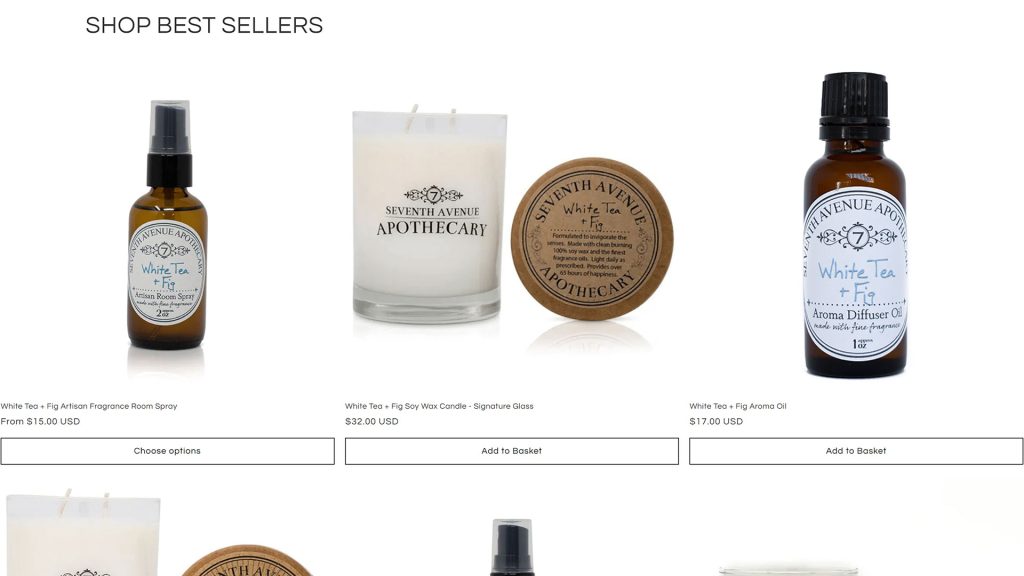 Seventh Avenue Apothecary Website 